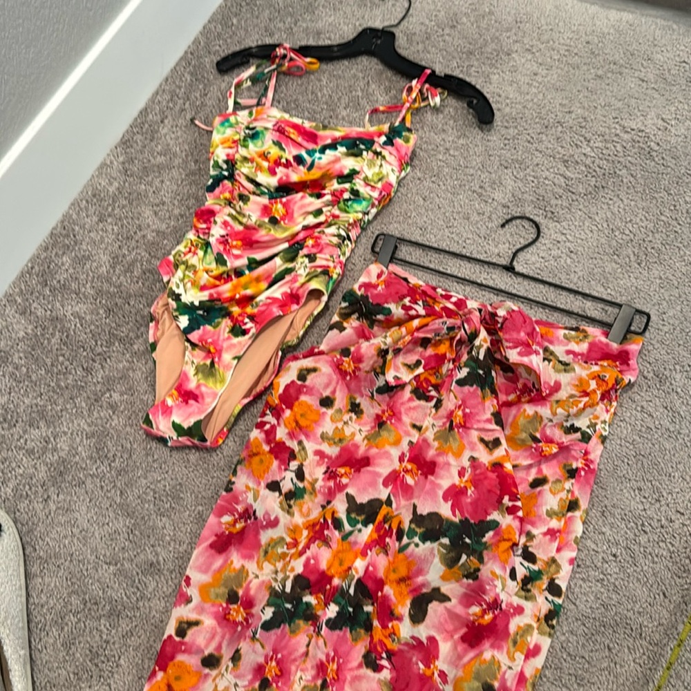 J.Crew Bathing Suit with Sarong